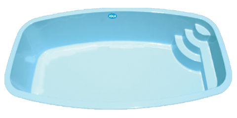 Plano piscina modelo Calari