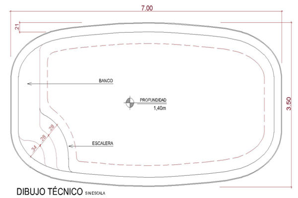 Piscina modelo Calari
